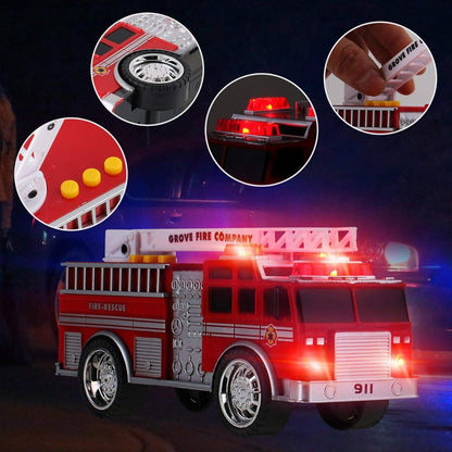 3-in-1 Emergency Vehicle Toy PlaySet For Kids (Fire Truck, Police Car, Ambulance)