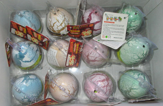 Magic Hatching Growing Dinosaur Egg 12pcs is available for purchase in increments of 1