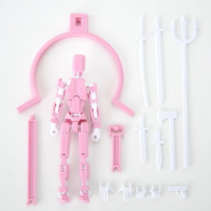 PowerTRC T13 Dummy Action Figure – Dummy Multi-Jointed Movable Titan Lucky 13 Collectible Toy