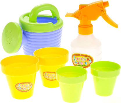 Garden Wagon & Tools Toy Set 15 Pcs Kids Gardening Tools & Wagon Toy Set – Outdoor Toddler Toys Kids Gardening Set – Beach, Sand, Garden Toys