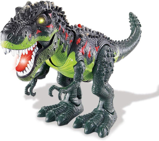 Walking T-Rex Dinosaur Toy for Kids,LED Lights and Realistic Dinosaur Sounds