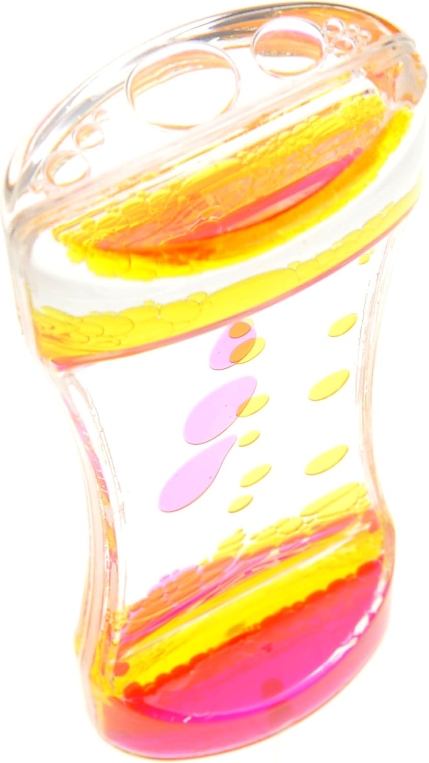 Liquid Motion Bubbler Sensory Toy, Relaxing and Calming for Anxiety, Autism & ADHD Fun Bubbler Timer Fidget Toy Gift for Kids and Adults Decorate Desktops, Home, Room, Or Classrooms