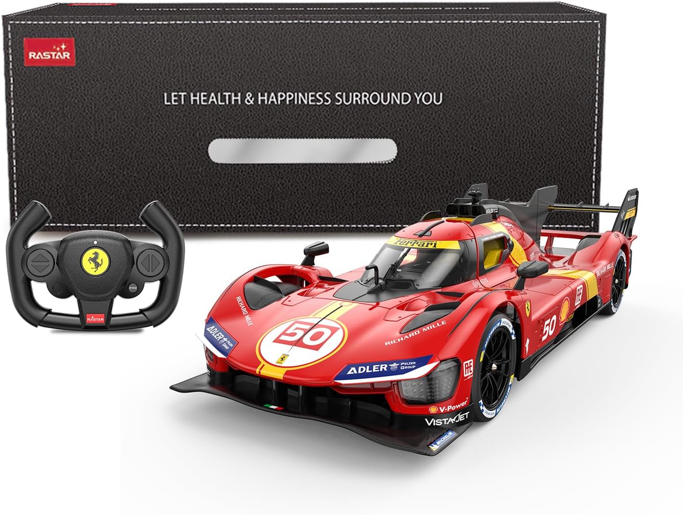 RASTAR RC Cars 1/14 Ferrari 499P Le Mans Hypercar Remote Control Sports Car Ferrari RC Drift Cars for Adults Ferrari Toy Car for Kids, 2.4G