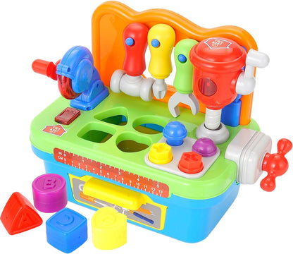 Little Engineer Multifunctional Musical Learning Tool Workbench For Kids