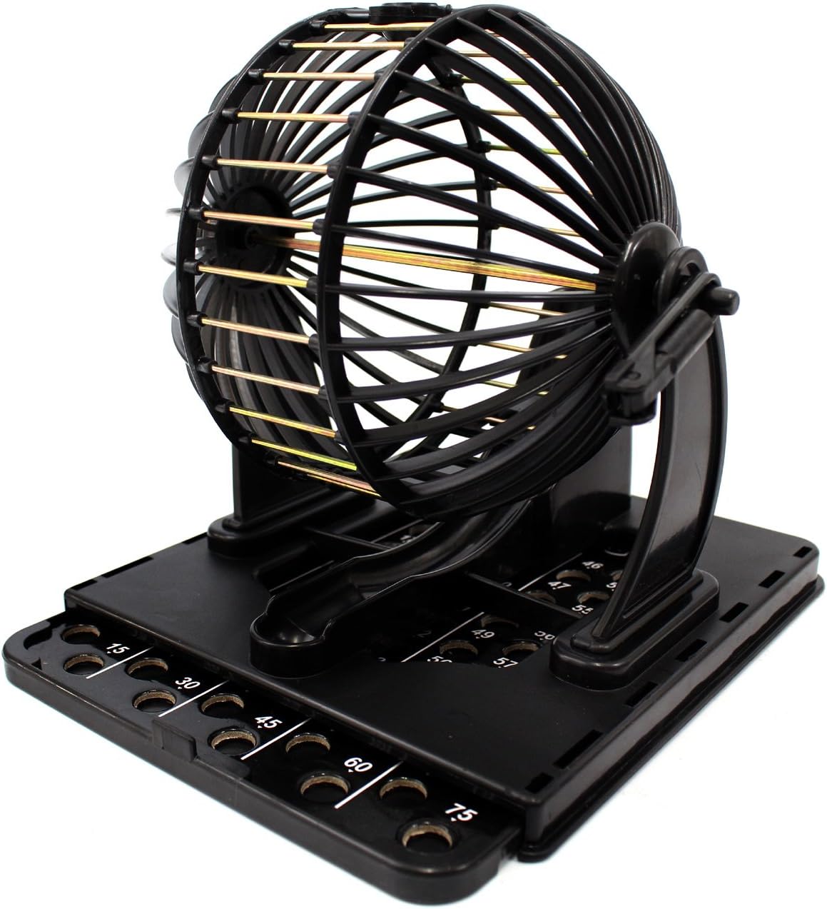 Bingo Machine Cage Game Set | with Bingo Balls | Classic Cage | Bingo Tray (Classic Version)