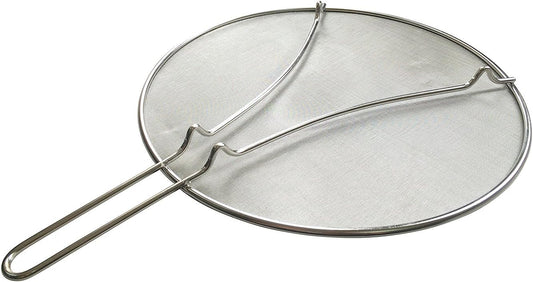 13" Splatter Screen, Heavy Duty Stainless Steel Fine Mesh, Prevent Hot Oil Splash