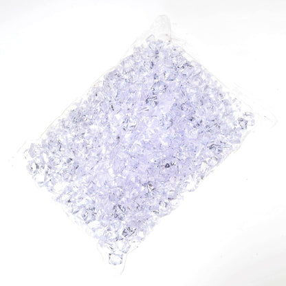 1 inches Fake Ice Cubes Stones, 530 Pcs 3 lb Vase Fillers for Centerpieces Table Decorations for Party Winter Decorative Rocks Home Decor Wedding Food Display