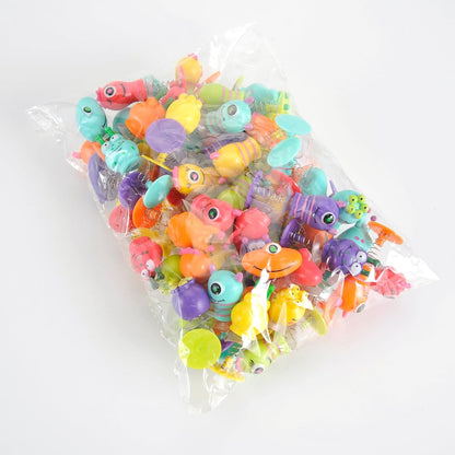 60 Pcs Jumping Popper Toys Big Eye Monster Spring Launchers Pop Up Bouncing Party Favors for Toddlers Birthday Bulk Goodie Bags Stuffers, School Prizes Classroom Rewards Gifts Bag Toys