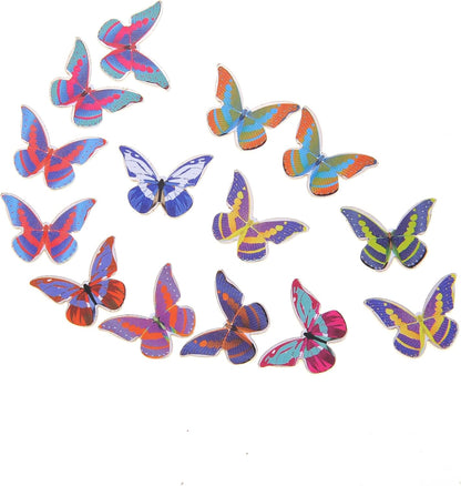 Magnetic Desktop Sculpture (Butterflies) | Mini Magnetic Art Decoration for Desktop | Fun Stress Relief Office Gift