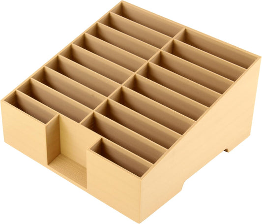 16-Grid Cell Phone Holder for Classroom, Office Desktop Organizer Storage Box Mobile Phone Management