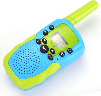 Toddler Walkie Talkies Kids, 22 Channels 2 Way Radio Toy with Backlit LCD Flashlight, 3 Miles Range for Outdoor Activities, Hiking, Camping, Communication