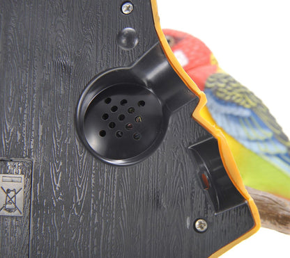 PowerTRC Adorable Chirping & Dancing Bird with Motion Sensor | Wall Decoration | Pet Bird | Novelty Gift