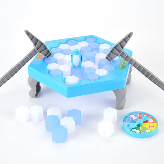 Save Penguin On Ice Kids Board Games Ages 6-8, Save Penguin Break Ice Family Activity Puzzle Knock Block Party Table Game Gift