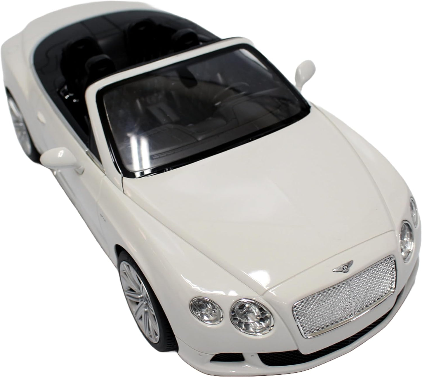 PowerTRC Remote Control Car, Bentley RC Cars 1:12 Scale Official Licensed Battery Operated Model Sports Car w/Headlights Gift Ideas Birthday for Adults & Boys Ages 6+ Years White