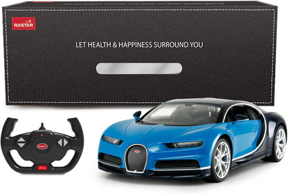RASTAR RC Bugatti Chiron Remote Control Car, 1/14 Bugatti Chiron RC Car - Blue