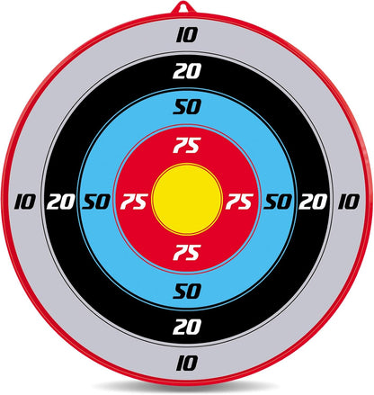 PowerTRC Kids Bow and Arrow Play Set | Comes with 3 Suction Arrows, A Bow, and A Target | Great Sports Gift for Young Beginner Archers | Indoor and Outdoor Archery Set