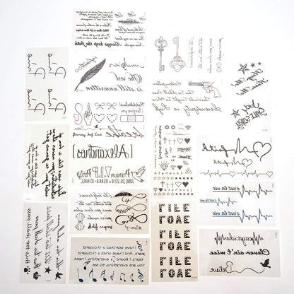 PowerTRC 30 Sheets Temporary Tattoo for Men and Women, Hundreds of Variety Tattoo Designs, Realistic Waterproof Fake Tattoos Stickers For Kids and Adults