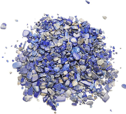 Crystals Gem Stones Decorative Rocks for Vase, Tumbled Turquoise Crystal Chips Bulk Healing Stones Fish Tank Gravel Filler Vase Filler Plants Decor 1 lb