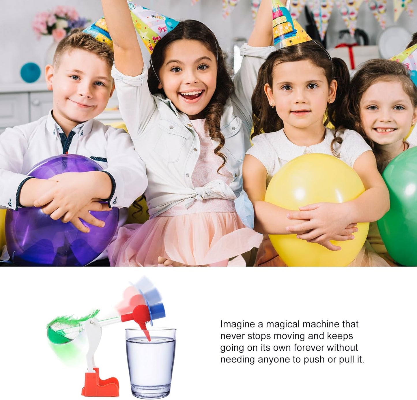 Magic Drinking Bird (Green)
