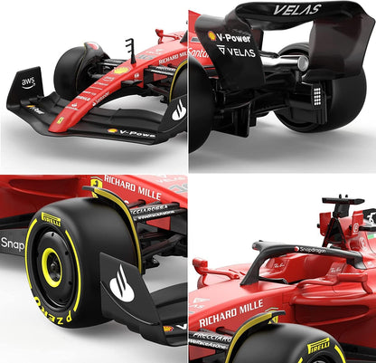 RASTAR F1 Car | 1:12 Ferrari F1-75 Remote Control Toy Car, Ferrari F1 RC Car for Boys Kids Adults, 2022 F1 Challenger