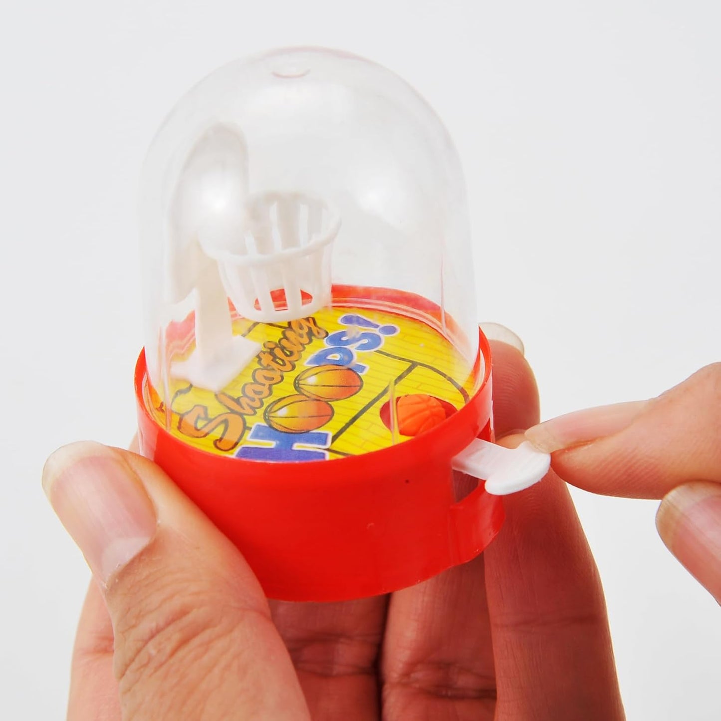 12 Pcs Mini Basketball Shooting Games Toys, Finger Handheld Basketball Desktop Fidget Game, Bag Fillers, Bulk Toys, Party Favors Decorations Birthday Carnival Prizes for Kids, Adults
