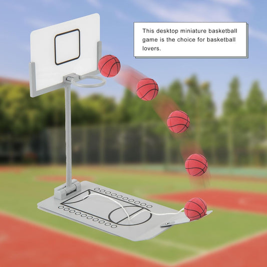 Desktop Basketball Hoop Game, Table Top Basketball Games Mini Desk Toys for Office for Adults Kids Novelty Toy Gift Idea