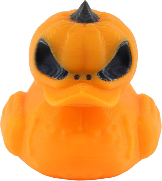 PowerTRC Jack O’ Lantern Duck Figurine – Duck for Jeep Ducking, Fun Car Dashboard Accessory, Unique Duck Figure Gifts, Ducks for Jeeps – 3D Printed in USA