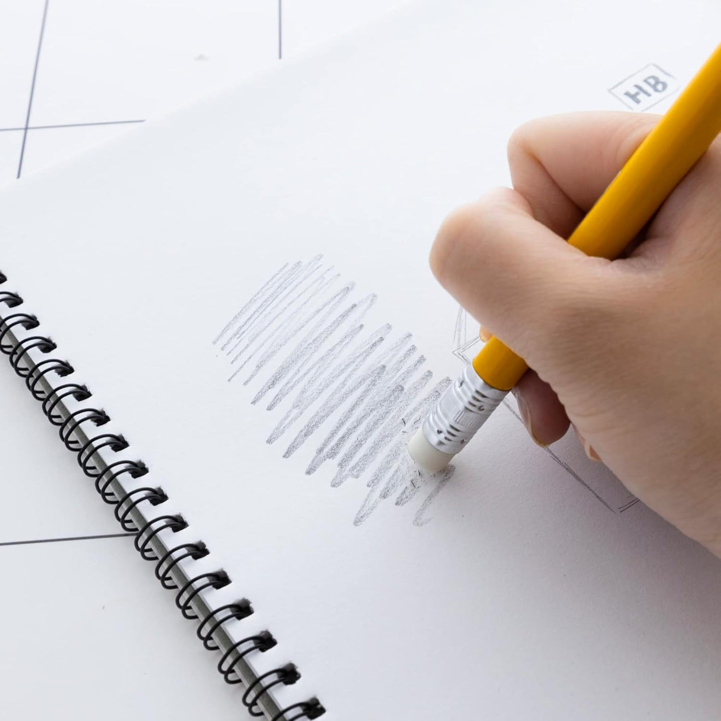 Pencil Wood Pre-Sharpened #2 HB Jumbo Pencils, Latex Free Eraser, Premium Wood Pre Sharpened Yellow Pencils for School Office (4/Pack), 1-Pack