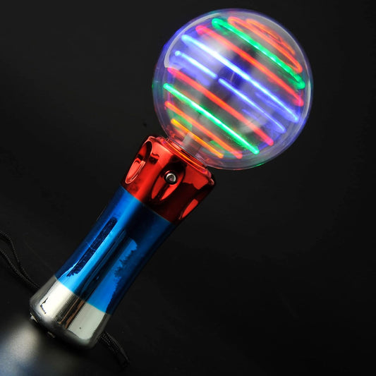 Light Up Magic Wand Toy for Kids, Spinning and Flashing LED Wand Light Show, Fun Gift, Party Favors, Classroom Rewards Or Birthday Parties, Autism Sensory Toys