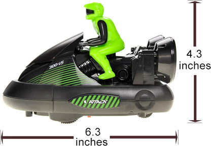 Remote Control Bumper Cars for Kids, RC Stunt Battle Race Cars for Boys, 2 Sets Players with Ejecting Drivers, Crash Sound Effects, Christmas Birthday Gift