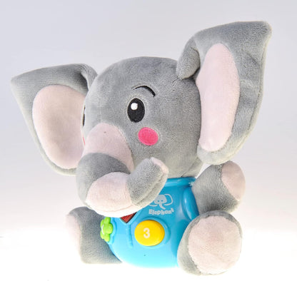 Plush Elephant Music Baby Toys 0-6 Months 6-12 Months Light Up Infant Toys 0-3 Months Elephant Toys Stuffed Animals for Girls New Born Baby Toys Boys & Girls Toddlers Musical Toys