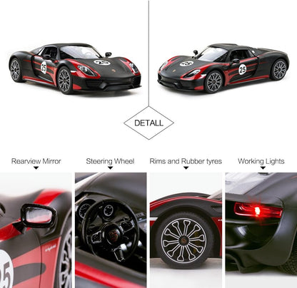 RASTAR 1:14 Porsche 918 Spyder RC Car Porsche Toy Car for Kids
