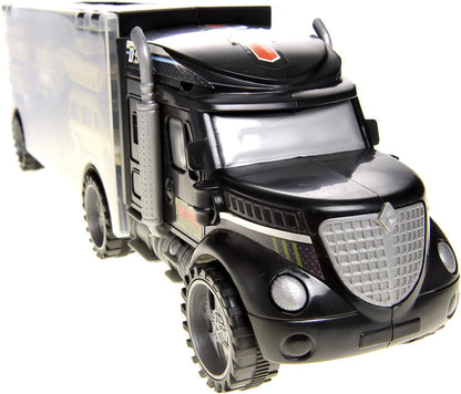7 in 1 Military Truck Army Vehicle Models Car Toys, Mini Battle Army Toy, Tank, Humvee, Helicopter Playset Gift for Kids Military Toy Carrier for Kids Boys Ages 3 4 5 6 7+