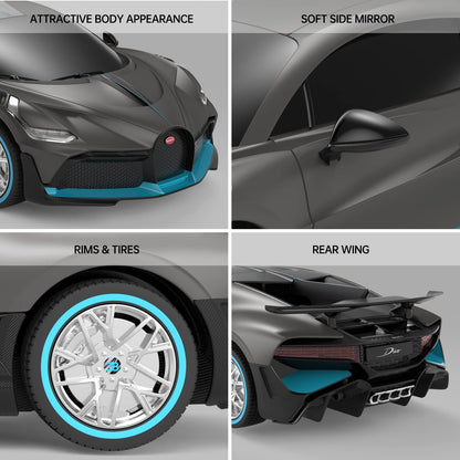 Bugatti RC Car RASTAR 1:24 Bugatti Divo Remote Control Car Bugatti Toy Model Car for Boys Kids Adults…