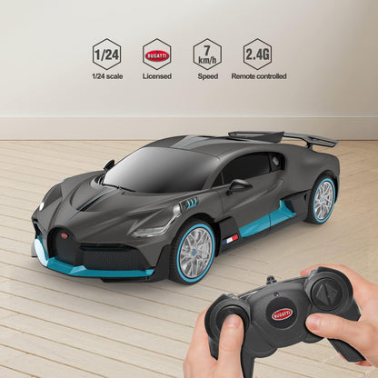 Bugatti RC Car RASTAR 1:24 Bugatti Divo Remote Control Car Bugatti Toy Model Car for Boys Kids Adults…