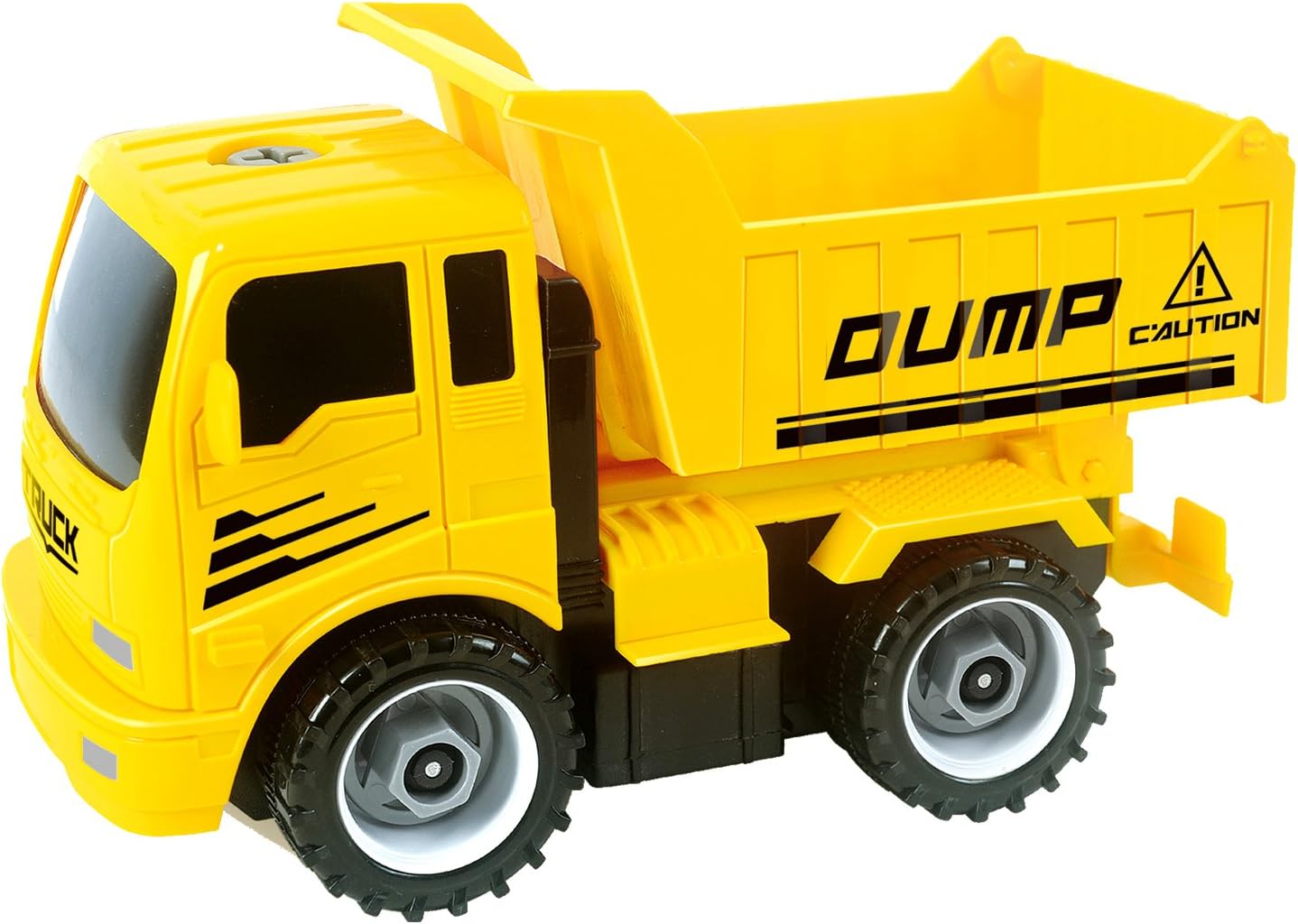 PowerTRC Take-A-Part Construction Truck with 4 Different Forms Dump Truck Crane Cement Mixer Excavator