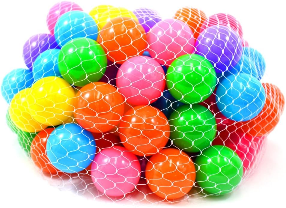 Non-Toxic 100 "Phthalate Free Crush Proof 6.5cm Quality Non-Recycled Pit Balls