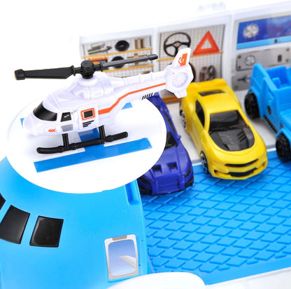 Toy Planes for Toddlers, Transport Cargo Airplane Toy Play Set with Cars, Air Plane Toys for Toddlers, Aeroplane Toys for Kids 3-5, Large Toy Cargo Plane for Boys