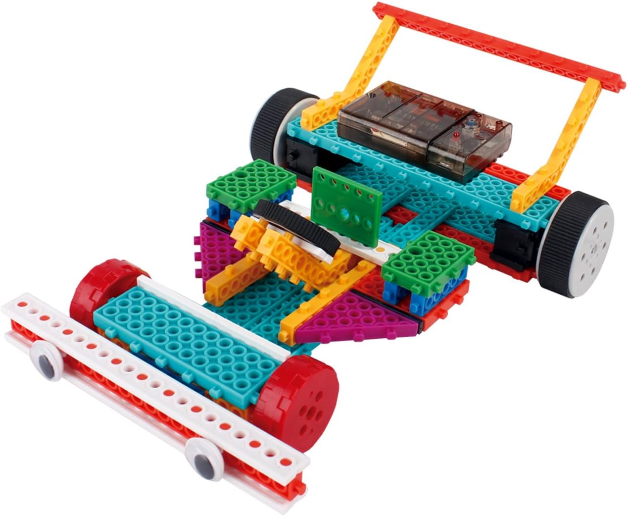 PowerTRC 4 in 1 STEM Robotic Building Kits | Remote Control Educational Engineering Toy for Kids | DIY Science Robot Kit for Boys & Girls (237 Pieces)