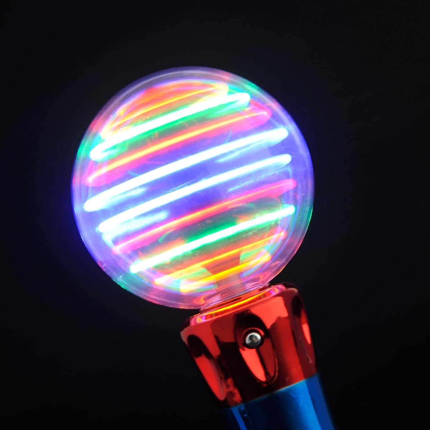 Light Up Magic Wand Toy for Kids, Spinning and Flashing LED Wand Light Show, Fun Gift, Party Favors, Classroom Rewards Or Birthday Parties, Autism Sensory Toys