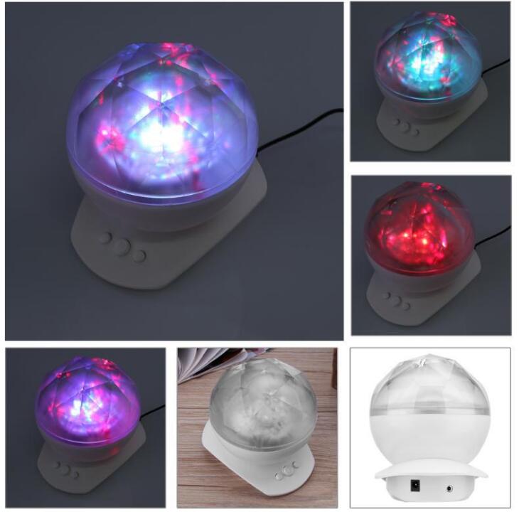 Color Changing Led Night Light Lamp (White)