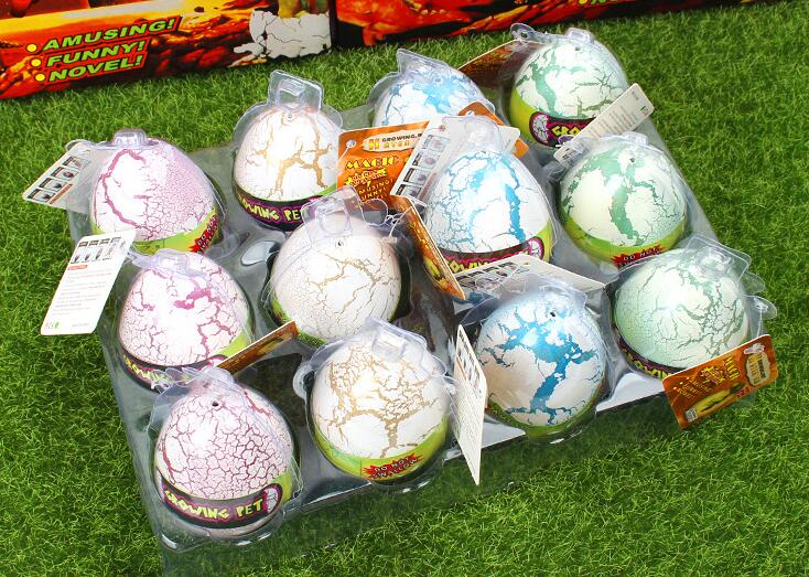 Magic Hatching Growing Dinosaur Egg 12pcs is available for purchase in increments of 1