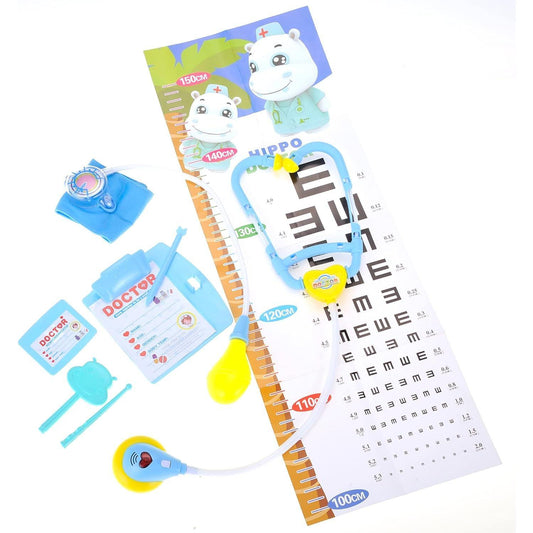 48-Piece Kids Doctor Play Set | Pretend Medical Kit with Realistic Tools & Working Stethoscope | Fun Educational Toy for Boys and Girls Ages 3+ | Blue