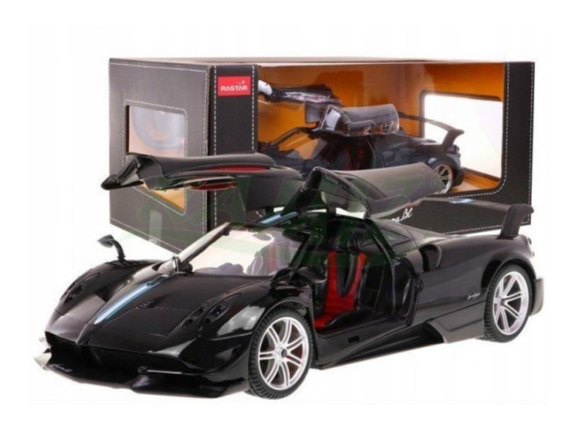 RC Car 1:14 Scale Remote Control 1/14 RTR Super Sport Car Model w/ Open Doors (Black)
