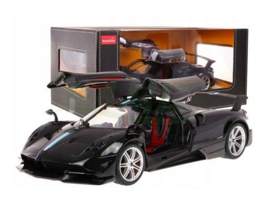 RC Car 1:14 Scale Remote Control 1/14 RTR Super Sport Car Model w/ Open Doors (Black)