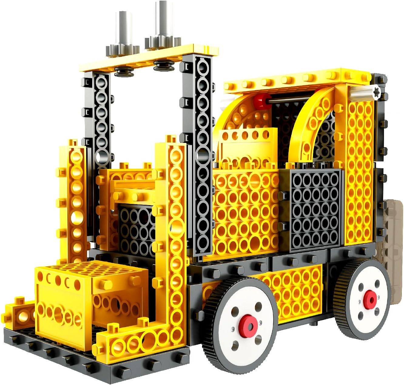 PowerTRC Remote Control Motorized Vehicle Robotic Building Kit Blocks Construction Robot Toys with 4 Different Vehicle Models for Kids