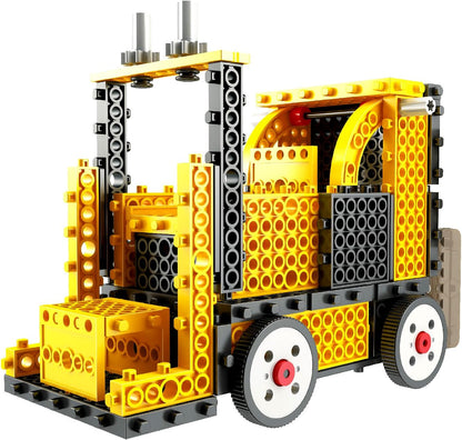 PowerTRC Remote Control Motorized Vehicle Robotic Building Kit Blocks Construction Robot Toys with 4 Different Vehicle Models for Kids