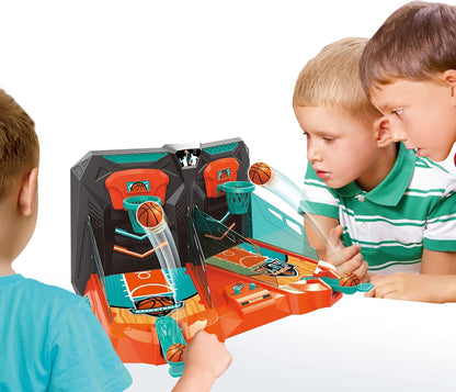 Large Desktop Basketball Arcade Toy Fun for Kids & Adults 2-Player Action, Indoor Shooting Game For Parties, Novelty Toy (19" x 14"), Basketball Game With Scores For Boys And Girls Ages 3 4 5 6 7 8