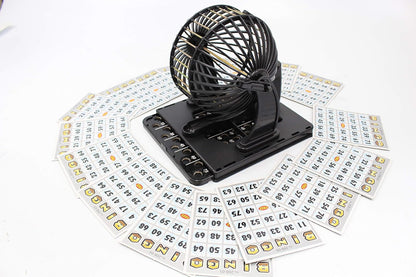 Bingo Machine Cage Game Set | with Bingo Balls | Classic Cage | Bingo Tray (Classic Version)