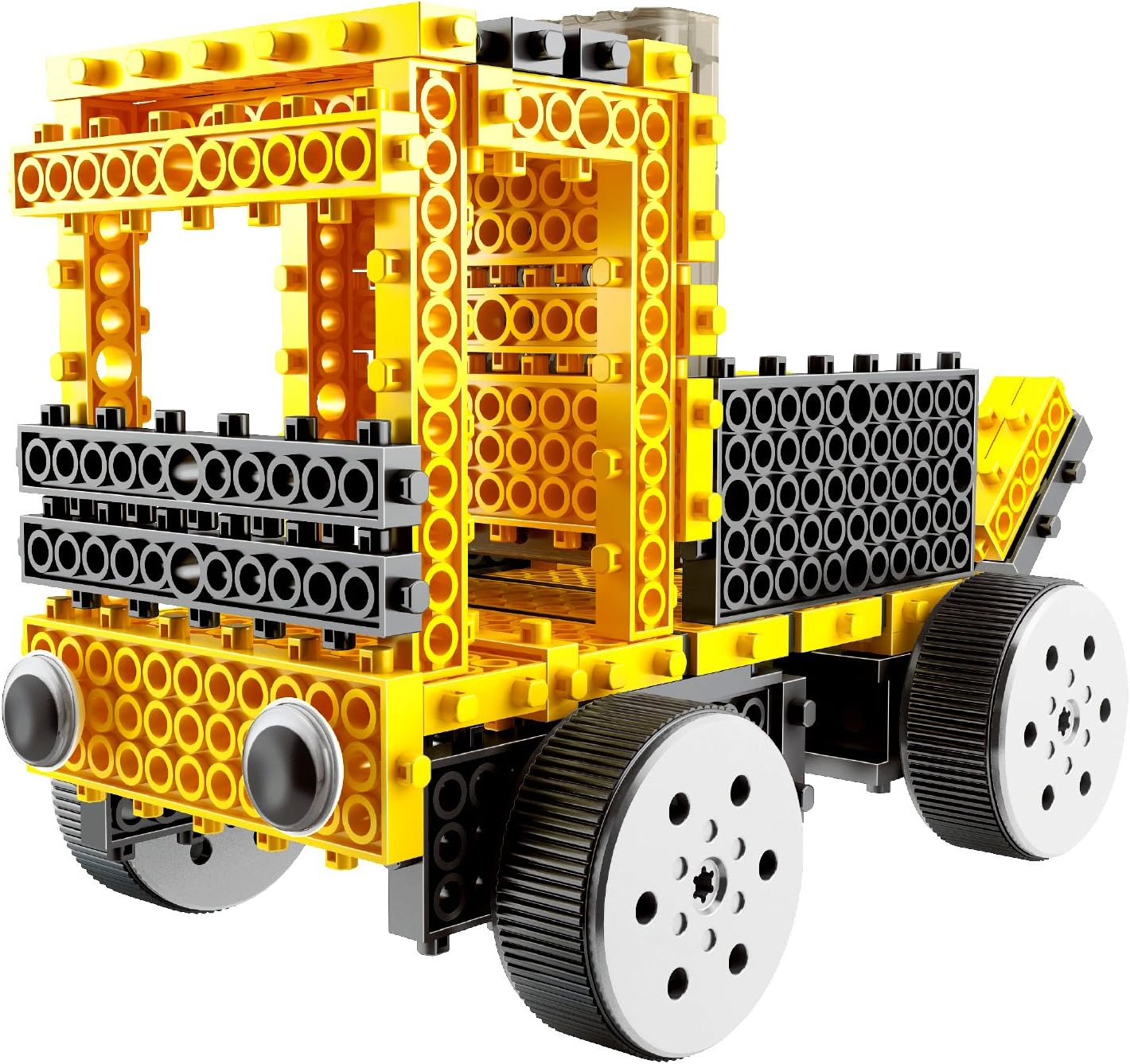 PowerTRC Remote Control Motorized Vehicle Robotic Building Kit Blocks Construction Robot Toys with 4 Different Vehicle Models for Kids